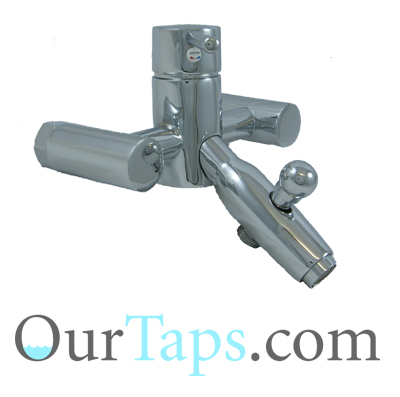 WALL MOUNTED SINGLE LEVER BATH SHOWER MIXER TAPS