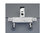 SQUARE STYLE DECK MOUNTED THERMOSTATIC BATH/SHOWER TAPS