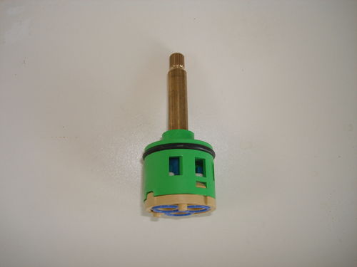 2 Way 3 Hole On/Off Water Flow Control Ceramic Disc Cartridge for 046N & 063N Showers - 45mm Shaft